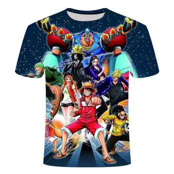 2020 Nové 3D Tlač T-shirt Módne Japonské Anime, Luff T-shirt Voľné Ležérny Top T-shirt pánske Oblečenie T-shirt
