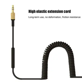 1.2 m Nahradenie Audio Kábel pre Marshall Major II 2 Slúchadlá Kábel s Diaľkovým Mikrofón Ovládanie Hlasitosti na Iphone Samsung