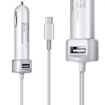 Pomocník 14.5 V 2A 29W Nabíjací Adaptér do Auta USB C Typ C pre MacBook 12