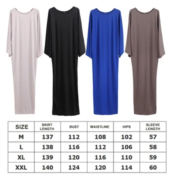Plus Veľkosť moslimské oblečenie Super elastické blízkom Východe náboženstvo oblečenie Letné Dĺžka Podlahy dlhé šaty Voľné Moslimské oblečenie žien