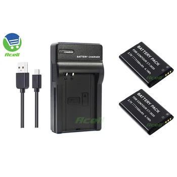 CT-3650 Batéria + USB Nabíjačka pre CONTOUR HD / CONTOUR GPS / CONTOUR+ / CONTOUR+2 Prilbu Kamera