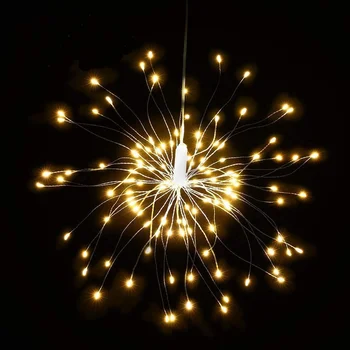 120/180 led reťazec svetlá nepremokavé Teplé biele Ohňostroj AA Batéria medené drôty vianočné Svadobné Party Garland Víla Svetlo Lampy
