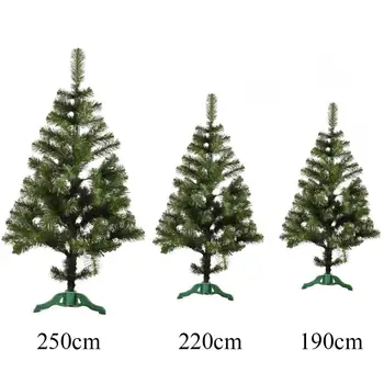 Nový Nový Rok umelý Vianočný stromček, jedľa štandard č shisha PVC 100/140/160/190/220/250 CM