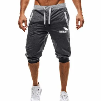 2020 Nové Fitness krátke jogging príležitostné cvičenie oblečenie pánske 3XL šortky v lete nové módne pánske bežné mužov kolená dlhé šortky