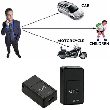 Mini SOS Sledovacie Zariadenie GF-07 GPS Dlhý Pohotovostný Magnetické Pre Vozidlo/Auto/Osoba Miesto Tracker Prehľadový Systém