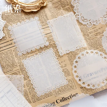 6packs/VEĽA teak sukne série roztomilý krásne papier správu duté z rafinácie kyselinou papier memo pad
