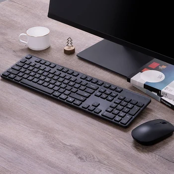 Xiao Wireless Keyboard & Mouse Nastaviť 2,4 GHz, Prenosné Multimediálne Full-size Klávesnice, Myši Combo Notebook Notebook Office Home