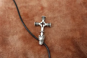1pcs módne mužov thor ' s hammer olaf vlk kríž mjolnir prívesok viking šperky severanov náhrdelník amulet SanLan