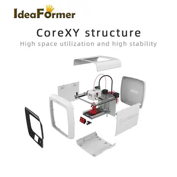 Ideaformer Cobees 3D Tlačiarne Ploche CoreXY Štruktúry s Vysokou Presnosťou Easyuse Zmontované Mini FDM Profesionálny 3D tlačiarne