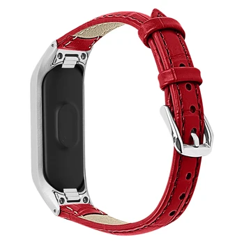 Kožené Watchband Popruh pre Samsung Galaxy Fit-e SM-R375 Smart Hodinky, Náramok Kapela Módne Nahradenie Náramok Correa