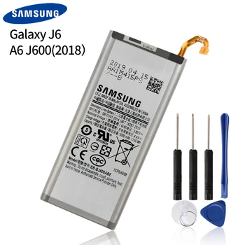 Originálne Náhradné Batérie Telefónu EB-BJ800ABE Pre Samsung Galaxy J6 A6 On6 2018 verzia SM-A600F J600 Autentická Batéria 3000mAh