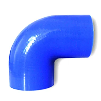 Spsld univerzálny 3-vrstvový 51mm / 57mm / 60mm / 63mm / 70 mm 90 °, silikónové hadice intercooler turbíny spojka potrubia príjem rúry modrá