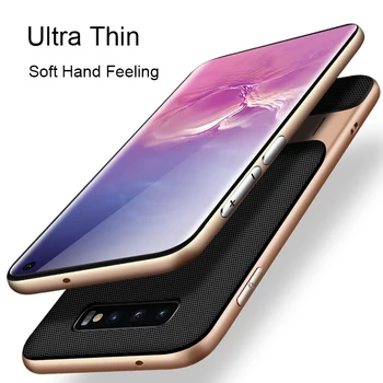 Luxusný Telefón puzdro pre Samsung Galaxy s rezacím zariadením S10 5G S105G GalaxyS10 2019 Plnú Ochranu Robustnosť Silikónové Slim Zadný Kryt Fundas Capa