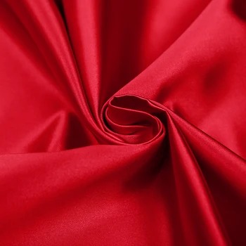 Satin Imitácia Hodvábu textílie brocade pevnej textílie obyčajný tkaniny pre šitie rayon materiál tkaniny