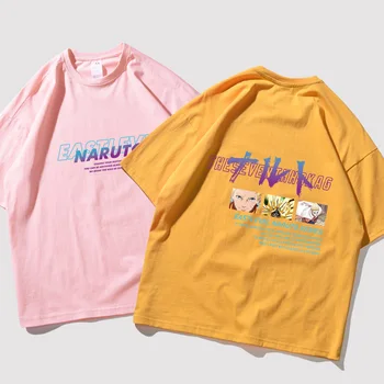 Tshirts Anime Naruto Hatake Kakashi Vytlačené Ninja Unisex Nadrozmerné Streetwear Legrační pre Mužov, Ženy Tees Topy Hip Hop Tričká