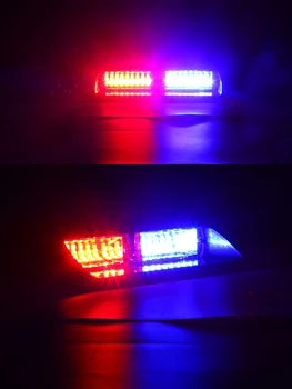 Výstražné Led Auto Lampa RGB 16LED Blesk Flash Light Auto Svetla Premenlivá Auto Signál, Tiesňové Polícia čelné Sklo Výstražné Svetlo