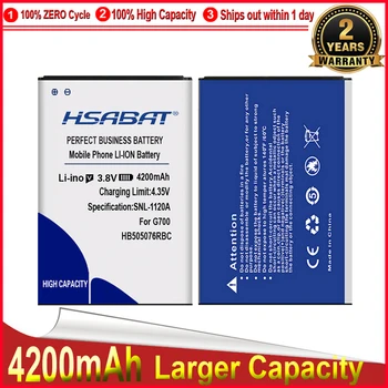 HSABAT 4200mAh HB505076RBC Batériu Pre Huawei A199 C8815 G606 G610 G700 G710 G716 G610S Y3 II Y3 2 Y3II Y3II-22 LUA-22 Lua-L21