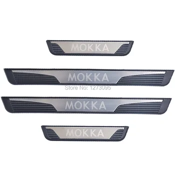 Pre Vauxhall Opel Mokka X Roky 2013-2018 2019 Nerezové Dvere, Parapetné Kop Šúchať Doska Stráže Pedál Chránič Výbava Auta Styling Príslušenstvo