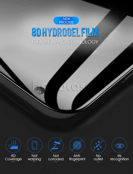 50pcs Transparentné Zakrivené PET Mäkké Screen Protector Kryt Pre Samsung Galaxy S20 Ultra S10 E 5G S9 S8 Poznámka 9 10 Plus Filmu