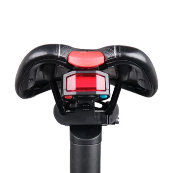 Bicykel Zadné Svetlo USB Nabíjanie Bezdrôtové Diaľkové Ovládanie koncových svetiel na Bicykel Finder Svietidla Horn Výstražné Sirény Proti krádeži Alarm Voliteľné