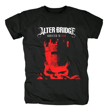 6 druhov Alter Bridge Camiseta Rock Značky tričko fitness Hardrock Ropa Mujer heavy Metal, Punk skateboard streetwear čaj čierny vták