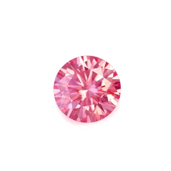 Ružová Moissanite Kameň Korálky 1ct(6,5 mm) Kolo 8 Srdca 8 Šípku Voľné Kameň Diamond DIY Materiál Jemné Šperky s Certifikátom