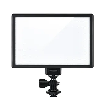 Viltrox L116T Fotoaparát LED video svetlo LCD Displej Bi-Color & Stmievateľné Slim DSLR + napájací Adaptér pre Canon, Nikon DIGITÁLNA Videokamera