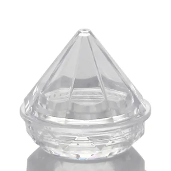 5g Diamond Tvar Olej Krém Jar Box Priehľadný Prázdne Cestovné Kozmetické Balenia Banku pre make-up Lesk Prášok Eyeshadow 100ks