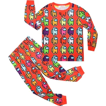 2021 Nové medzi NAMI detský domov nosiť nastaviť dlhý rukáv dvojdielne plavky Pyžamá textílie, mäkké a pohodlné pyžamo pre chlapcov a dievčatá