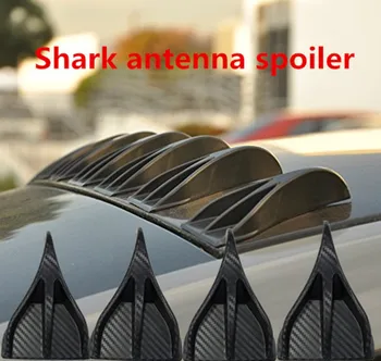 Univerzálne Uchytenie uhlíkových vlákien Vír Generátor Shark Fin Spojler Krídlo Strešného Kufra 8 Ks