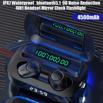 Bezdrôtová Bluetooth Slúchadlá HiFi 9D Stereo TWS Bluetooth 5.0 Slúchadlá 4500mah Plnenie Box Športové Vodotesné Slúchadlá Slúchadlá