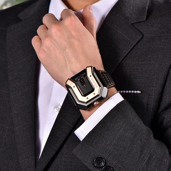 BENYAR Hodinky Mužov Luxusné Značky Jedinečný Dizajn Kožený Remienok Módne Nepremokavé Quartz Hodinky Hodiny Muž Športové Náramkové hodinky Relogio