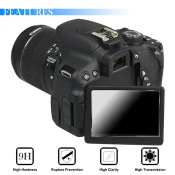 2 KS Fotoaparát Pôvodné 9H Fotoaparát Tvrdené Sklo LCD Screen Protector pre Nikon D7200 D7100 D810 D800 D850 D500, D600 D610 Fotoaparát