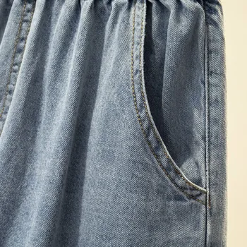 2020 letné krátke džínsy ženy oblečenie kórejský vysoký pás denim šortky bežné širokú nohu, plus veľkosť nohavice študent 2020 slim šortky