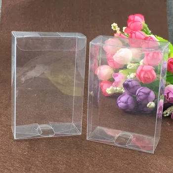 30pcs 3.5*8*8 cm jasné, plastové pvc box balenie krabičky na darčeky/čokoláda/candy/kozmetické/cake/remesiel námestie transparentné pvc Box