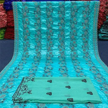 2019 Nový príchod afriky bazin riche textílie s korálkami kábel čipky textílie guinea brocade, textílie na svadby 14L061406