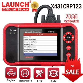 SPUSTENIE CRP123 obd2 OBDII code reader skener Motora, ABS, Airbag Prenos auto diagnostický nástroj, Viacjazyčný bezplatná aktualizácia on-line