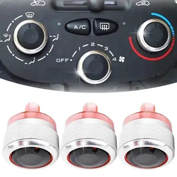 3ks/Set Aute klimatizáciu AC Switch Gombík Tepla Ovládanie pre Peugeot, Citroen