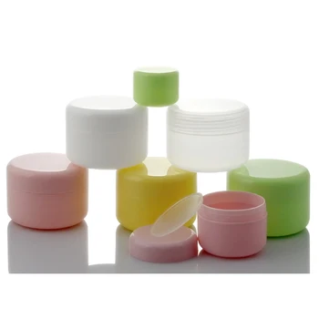 30Pcs 50 g/100 g Naplniteľné Vzorky Plastové fľaše Prázdne make-up Jar Hrniec Cestovné Krém na Tvár Krém Kozmetický Kontajner Kolo Boxy