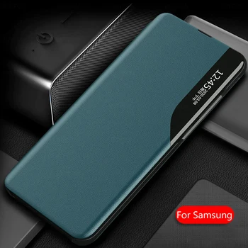 360 Magnetické Flip Telefónu Prípadoch Pre Samsung Galaxy A12 A51 M31s A21s A71 A50 A30s A31 Shockproof Späť Vzťahuje Na Samsang 12 Armor