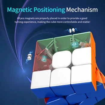 Moyu RS3M 2020 Magnetické Magic Cube RS3M 3*3 Magic Puzzle Magnetické Cube 3x3x3 Stickerless Hračky pre Deti,