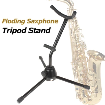 Skladacia Prenosné Alto Tenor Saxofón Stojan Sax Statív Držiak Nástroja Saxofón Príslušenstvo pre Alto / Tenor Saxofón
