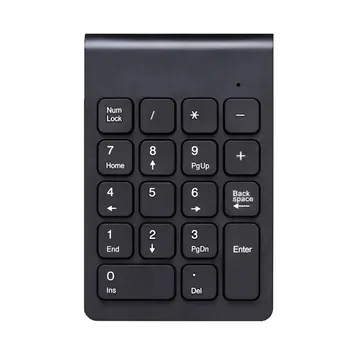 Bezdrôtová Číselná Klávesnica Num Multifunkčné Digitálne Ručné Klávesnica Pre Účtovné Notebook Notebook Tablety