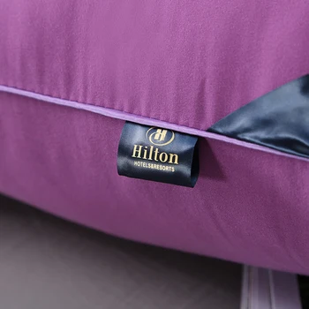 Luxusné Hilton päť-hviezdičkový hotel vankúše farbou PP Bavlna výplň vankúša core pre Domáce Spálňa Spánku Obliečky Vankúš 48x74cm