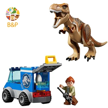 2018 Nové 10758 168pcs Jurský Sveta Dinosaurov Tyrannosaurus Rex Breakout Hračky Pre Deti Bela 10920Building Blok Darček