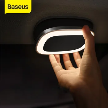 Baseus Auto Čítanie Ľahký Dotyk Nočné Svetlo Magnet Lampa Interiéru Vozidla svetlo USB Nabíjanie LED Interiéru Vozidla Lampa Auto Príslušenstvo