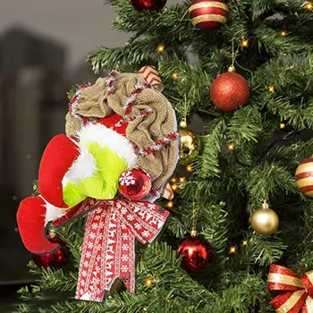 2021 Hot Zlodej Vianočný Veniec Poseable Plyšová Bábika Vianočný Stromček, Ozdoby, Vianočné Dekorácie