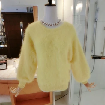 Nový čistý noriek cashmere sveter ženy noriek cashmere pulóvre, pletené jesenné zimné sveter, aby sa veľké veľkosť tbsr295