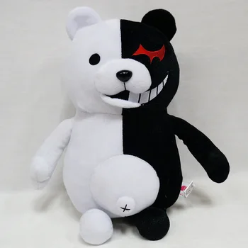2020 Dangan Ronpa Super Danganronpa 2 Monokuma Black & White Bear Plyšové Hračky Mäkké Plyšové Zvieratko Bábiky Narodeniny Darček Pre Deti