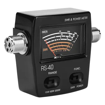 RS-40 Profesionálne UV Segment Stojatej Vlny Meter Power Meter pre Testovanie SWR Moc